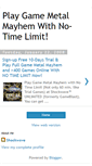 Mobile Screenshot of gamemetalmayhem.blogspot.com