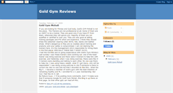 Desktop Screenshot of mygoldgym.blogspot.com