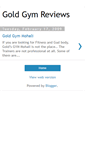 Mobile Screenshot of mygoldgym.blogspot.com