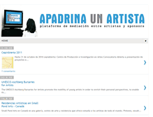 Tablet Screenshot of apadrina-un-artista.blogspot.com