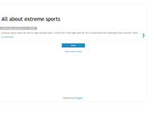 Tablet Screenshot of extremesoulsports.blogspot.com