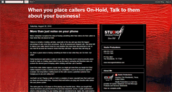 Desktop Screenshot of messageonholdnow.blogspot.com