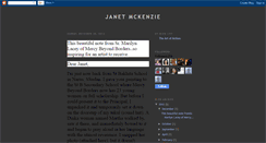 Desktop Screenshot of janetmckenzie.blogspot.com