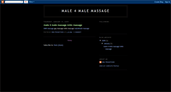 Desktop Screenshot of m4mmassage.blogspot.com