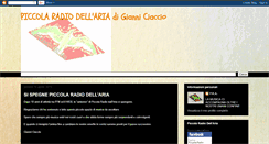 Desktop Screenshot of piccolaradiodellaria.blogspot.com