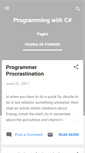 Mobile Screenshot of csharpin.blogspot.com