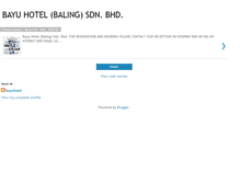 Tablet Screenshot of bayuhotel-bayuhotelbalingsdnbhd.blogspot.com