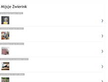 Tablet Screenshot of mijsjezwierink.blogspot.com