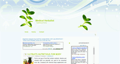 Desktop Screenshot of medical-herbalist.blogspot.com