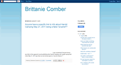 Desktop Screenshot of brittaniecomber.blogspot.com