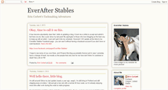 Desktop Screenshot of everafterstables.blogspot.com