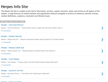 Tablet Screenshot of herpesinfosite.blogspot.com