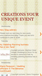 Mobile Screenshot of creationsyouruniqueevent.blogspot.com