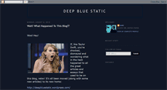 Desktop Screenshot of deepbluestatic.blogspot.com