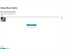 Tablet Screenshot of deepbluestatic.blogspot.com