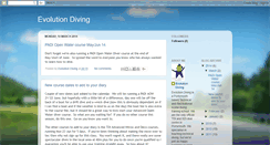 Desktop Screenshot of evolutiondiving.blogspot.com