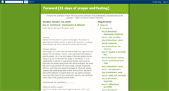 Desktop Screenshot of fastingforward.blogspot.com