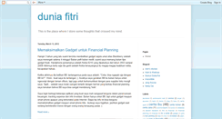 Desktop Screenshot of duniafitri.blogspot.com