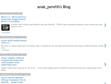 Tablet Screenshot of anakperelihblog.blogspot.com