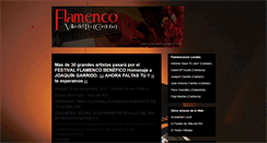 Desktop Screenshot of flamencovilladelrio.blogspot.com