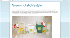 Desktop Screenshot of green-holisticlifestyle.blogspot.com