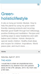 Mobile Screenshot of green-holisticlifestyle.blogspot.com