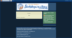 Desktop Screenshot of footstepsinafrica.blogspot.com