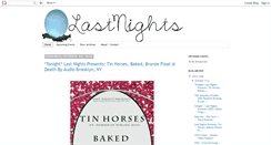 Desktop Screenshot of lastnightsrecords.blogspot.com