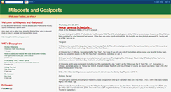 Desktop Screenshot of milepostsandgoalposts.blogspot.com