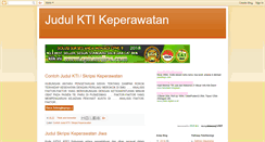 Desktop Screenshot of judul-kti-keperawatan.blogspot.com