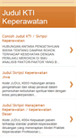 Mobile Screenshot of judul-kti-keperawatan.blogspot.com