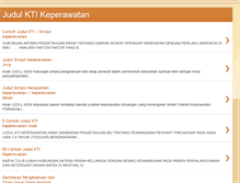 Tablet Screenshot of judul-kti-keperawatan.blogspot.com