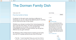 Desktop Screenshot of dormanfamilydish.blogspot.com