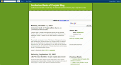 Desktop Screenshot of centurionbank.blogspot.com