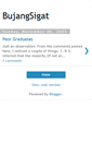 Mobile Screenshot of bujangsigat.blogspot.com