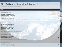 Tablet Screenshot of 24hsoftware.blogspot.com