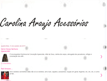 Tablet Screenshot of carolina-araujo-acessorios.blogspot.com