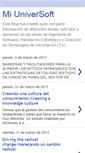 Mobile Screenshot of miuniversoft.blogspot.com