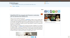 Desktop Screenshot of frikilologos.blogspot.com