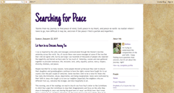 Desktop Screenshot of melissasearchingforpeace.blogspot.com