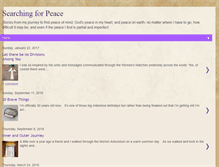 Tablet Screenshot of melissasearchingforpeace.blogspot.com