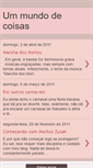Mobile Screenshot of mundodecoisas.blogspot.com
