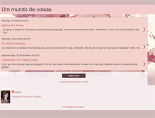 Tablet Screenshot of mundodecoisas.blogspot.com