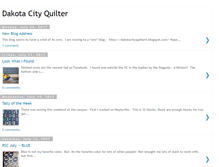 Tablet Screenshot of dakotacityquilter.blogspot.com