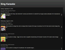 Tablet Screenshot of karaoketodayentertainment.blogspot.com