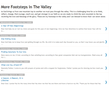 Tablet Screenshot of morefootstepsinthevalley.blogspot.com