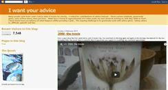 Desktop Screenshot of iwantyouradvice.blogspot.com