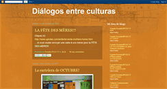 Desktop Screenshot of dialogosentreculturas.blogspot.com