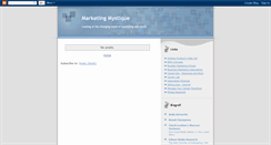 Desktop Screenshot of marketingmystique.blogspot.com