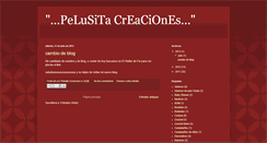 Desktop Screenshot of pelusitacreaciones.blogspot.com
